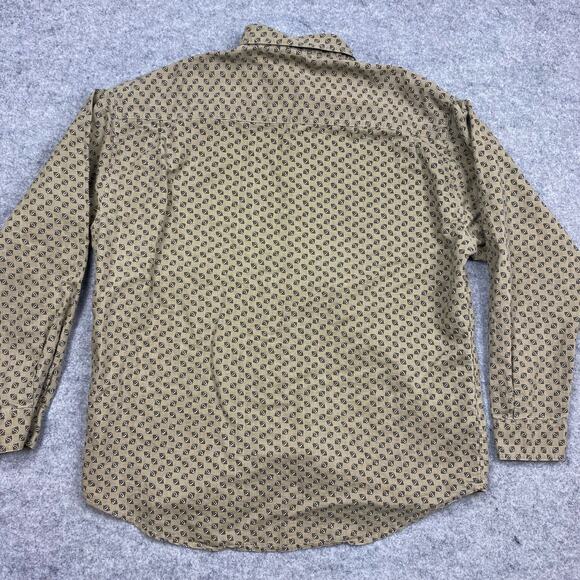 Bugle boy shirt mens XL vintage all over print geometric button-down bold loud - Picture 3 of 7